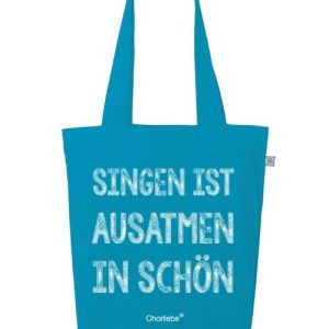 Notentasche Singen ist Ausatmen in schön